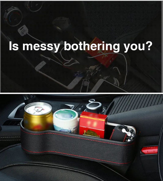 Car Seat Side Storage Box – Extra Space for Drinks & Essentials